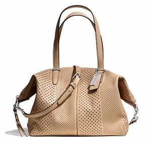 Coach tan slouchy bag hobo